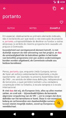 Dutch Portuguese Dictionary android App screenshot 3